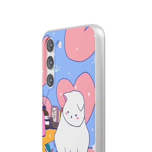 White Cat Flexi Cases For Samsung and iPhone - Image 218