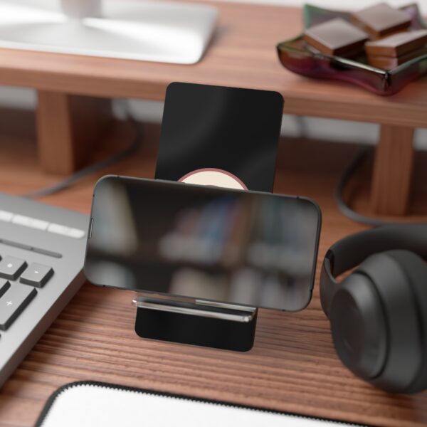 Phone Stand | Bull Design | Black Desk Accessory - Image 4