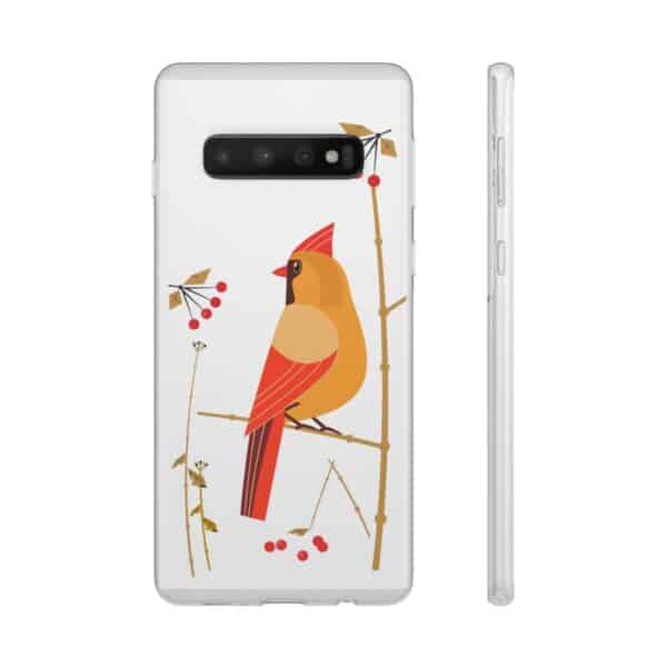 Red Cardinal Female On Flexi Cases Custom Phone Cases For iPhone and Samsung Series - Image 25