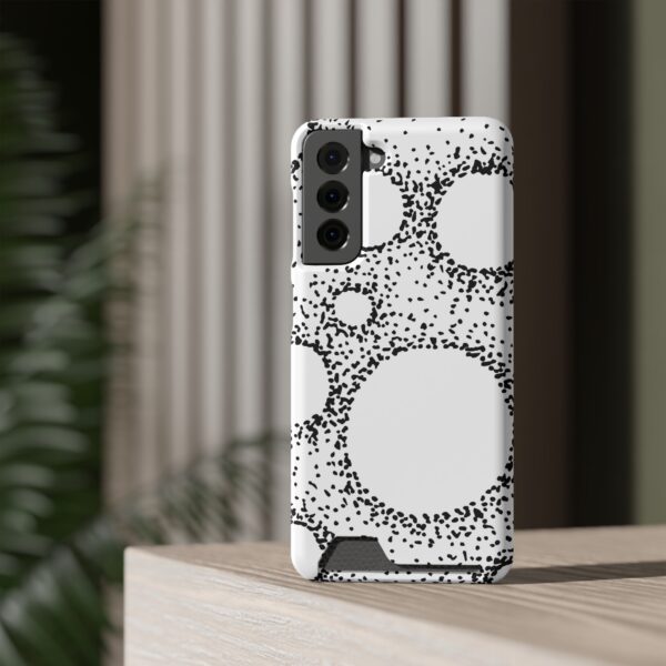 Rounded Shapes Phone Case With Card Holder Custom Phone Case For iPhone and Samsung - Image 64