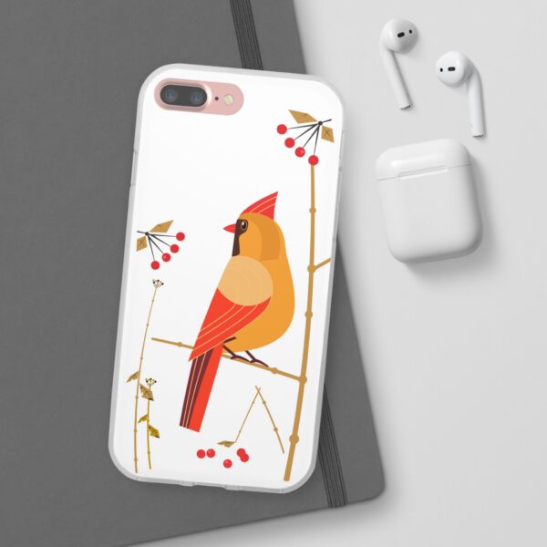 Red Cardinal Female On Flexi Cases Custom Phone Cases For iPhone and Samsung Series - Image 15