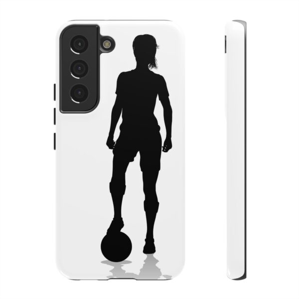 Silhouette Football Player Women Tough Cases Custom Phone Cases For iPhone Google Pixel and Samsung Series - Image 68