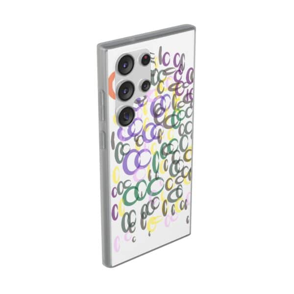 Colorful. Circles Flexi Cases For iPhone Samsung - Image 223