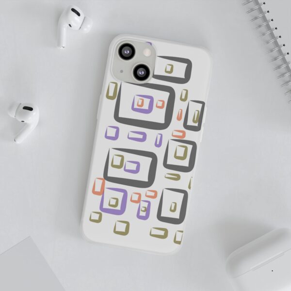 Colorful Circles Gingham Flexi Cases For iPhone and Samsung - Image 129