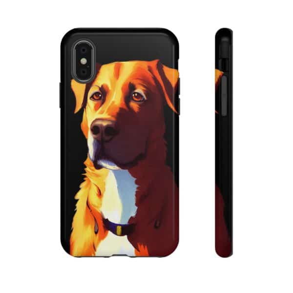 Dog Portrait On Tough Cases Custom Phone Cases For iPhone Google Pixel and Samsung Series. - Image 5