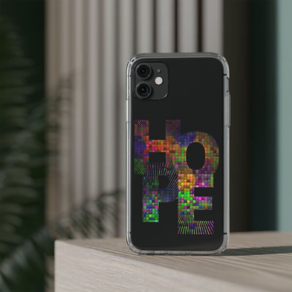 Rainbow Designs "HOPE" On Clear Cases For iPhone and Samsung - Image 36