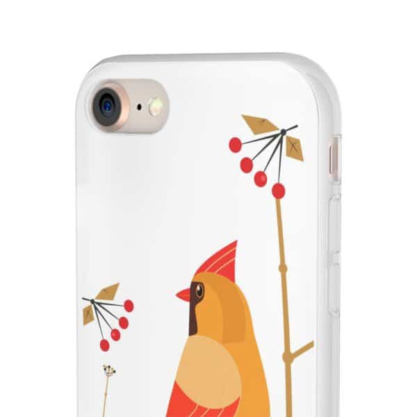 Red Cardinal Female On Flexi Cases Custom Phone Cases For iPhone and Samsung Series - Image 96