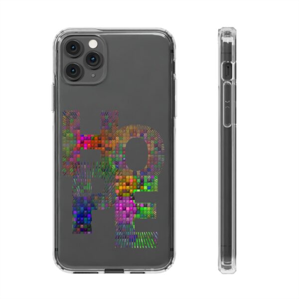 Rainbow Designs "HOPE" On Clear Cases For iPhone and Samsung - Image 40