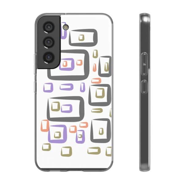 Colorful Circles Gingham Flexi Cases For iPhone and Samsung - Image 176