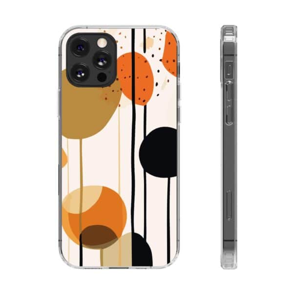 Orange Floral and Polka Dot Clear Cases - Image 28