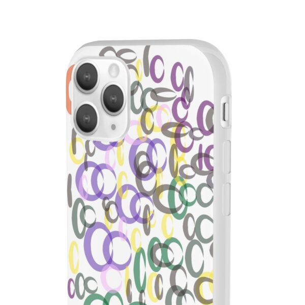 Colorful. Circles Flexi Cases For iPhone Samsung - Image 38