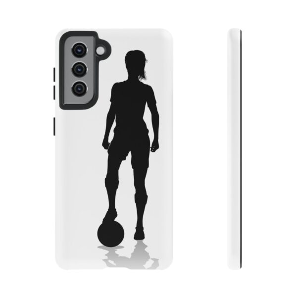 Silhouette Football Player Women Tough Cases Custom Phone Cases For iPhone Google Pixel and Samsung Series - Image 50