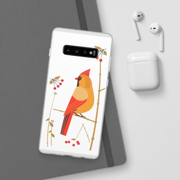 Red Cardinal Female On Flexi Cases Custom Phone Cases For iPhone and Samsung Series - Image 33