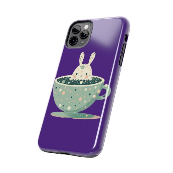 Cute Bunny in a Coffee Cup On Tough Phone Cases, Case-Mate Custom Phone Case For iPhone Series - Image 22