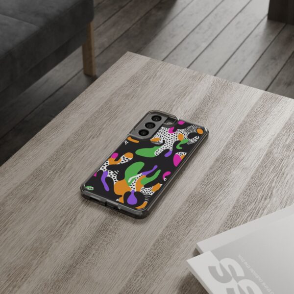 Colorful shapes Clear Cases For Samsung iPhone - Image 44