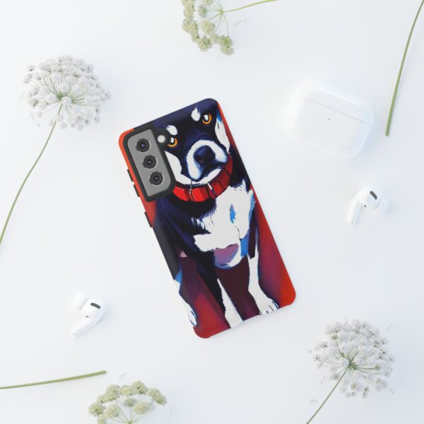 Dog Portrait On Tough Cases Custom Phone Cases For iPhone Google Pixel and Samsung Series. - Image 58