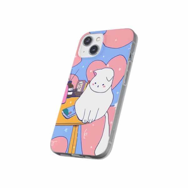 White Cat Flexi Cases For Samsung and iPhone - Image 228