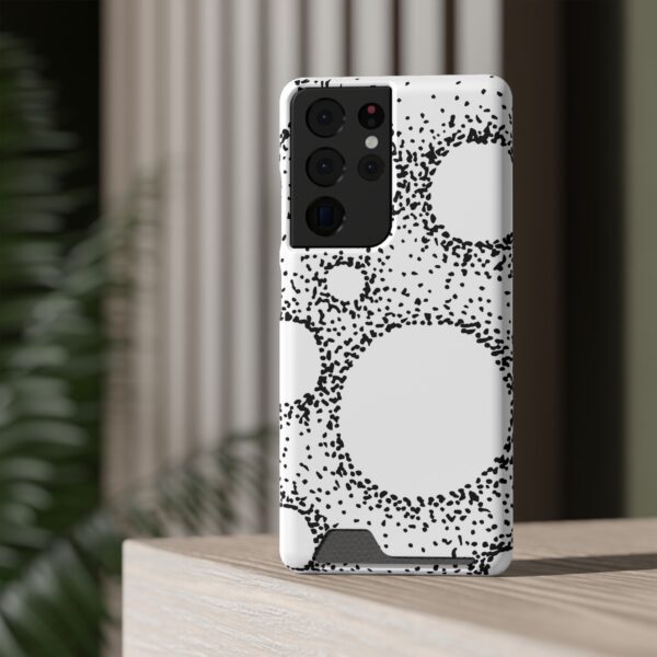 Rounded Shapes Phone Case With Card Holder Custom Phone Case For iPhone and Samsung - Image 156