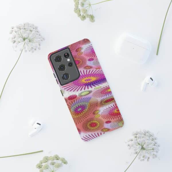 Rainbow Designs Stunning Flowers On Tough Cases Custom Phone Cases For iPhone Google Pixel and Samsung Series - Image 66