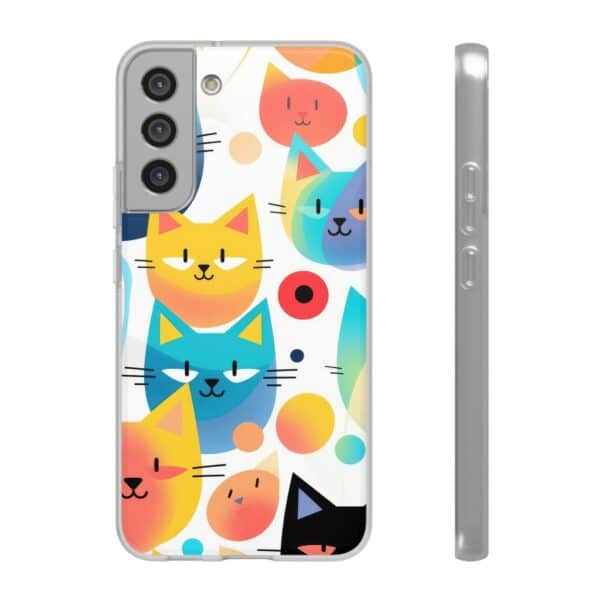Funny Cat Flexi Cases For iPhone and Samsung - Image 180