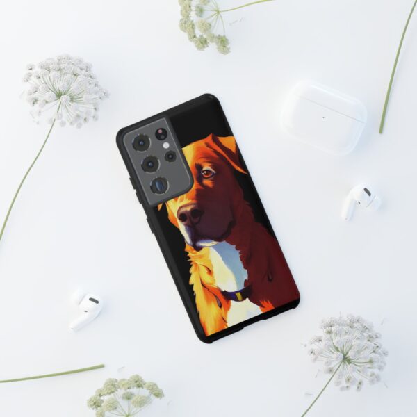 Dog Portrait On Tough Cases Custom Phone Cases For iPhone Google Pixel and Samsung Series. - Image 64