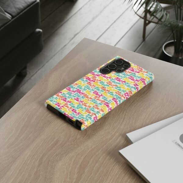 Colorful Love Letters Tough Cases Custom Phone Cases For iPhone Google Pixel and Samsung Series - Image 94