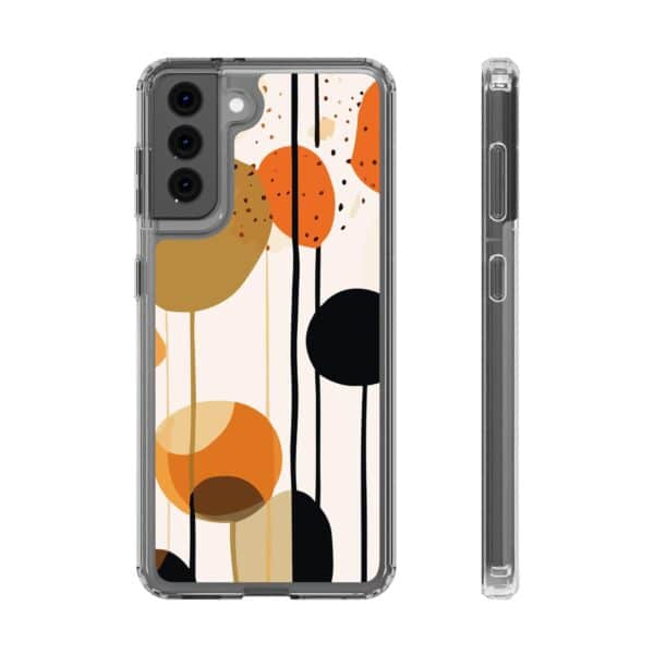Orange Floral and Polka Dot Clear Cases - Image 13