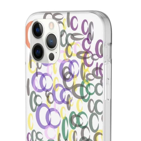 Colorful. Circles Flexi Cases For iPhone Samsung - Image 80