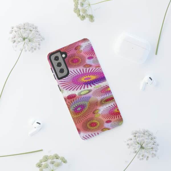 Rainbow Designs Stunning Flowers On Tough Cases Custom Phone Cases For iPhone Google Pixel and Samsung Series - Image 62