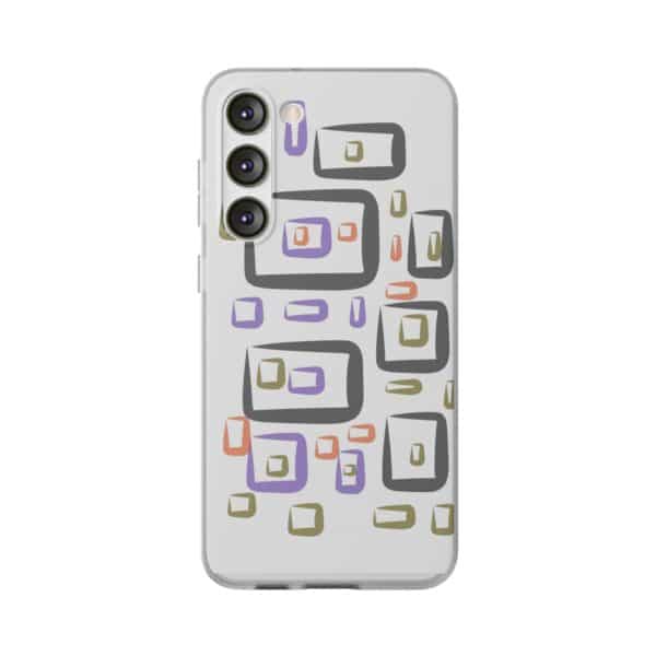 Colorful Circles Gingham Flexi Cases For iPhone and Samsung - Image 217