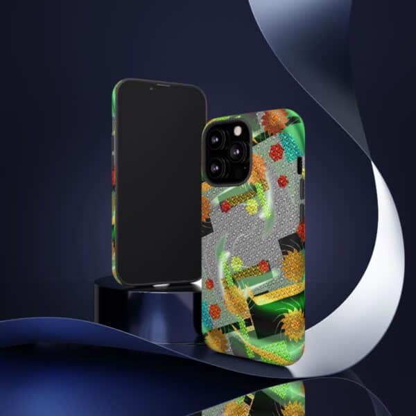 Rainbow Designs Stunning Flowers On Tough Cases Custom Phone Cases For iPhone Google Pixel and Samsung Series - Image 50