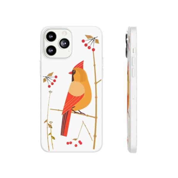 Red Cardinal Female On Flexi Cases Custom Phone Cases For iPhone and Samsung Series - Image 143