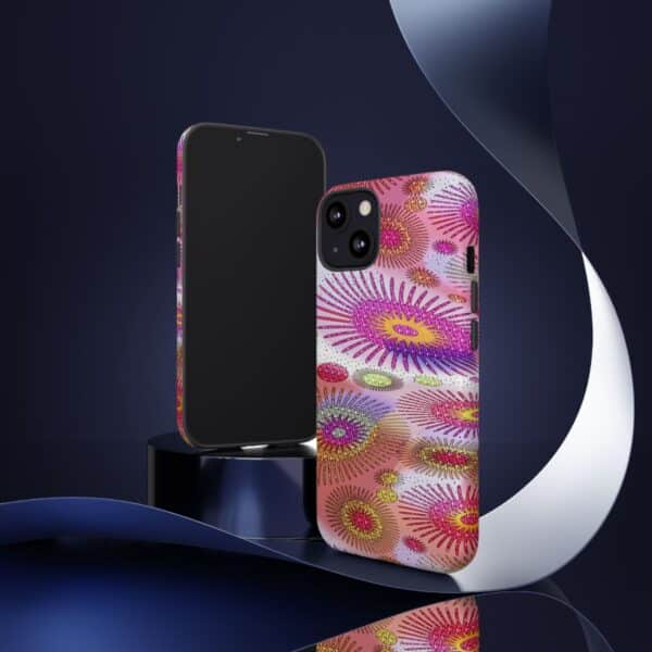 Rainbow Designs Stunning Flowers On Tough Cases Custom Phone Cases For iPhone Google Pixel and Samsung Series - Image 42