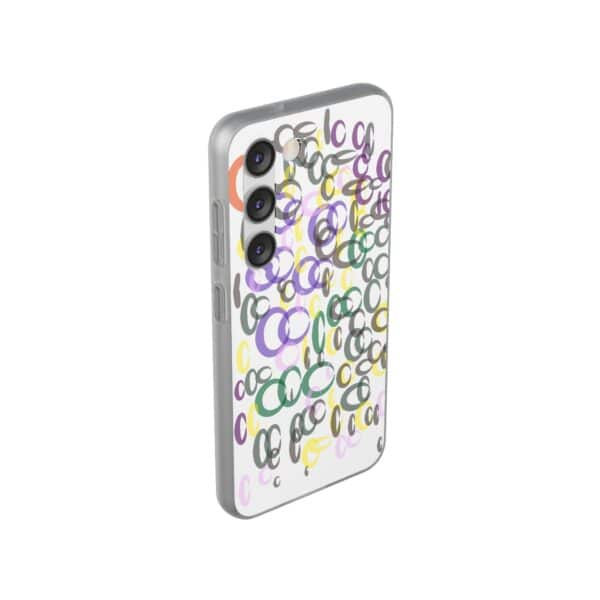 Colorful. Circles Flexi Cases For iPhone Samsung - Image 243