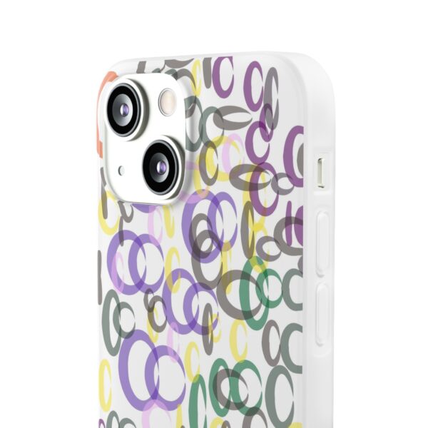 Colorful. Circles Flexi Cases For iPhone Samsung - Image 131