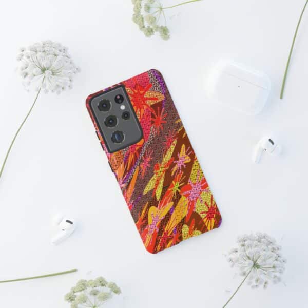 Rainbow Designs Stunning Flowers On Tough Cases Custom Phone Cases For iPhone Google Pixel and Samsung Series - Image 66