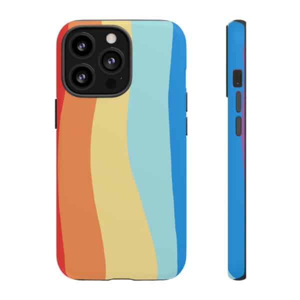 Rainbow Designs Multi Colour On Tough Cases Custom Phone Cases For iPhone Google Pixel and Samsung Series - Image 48