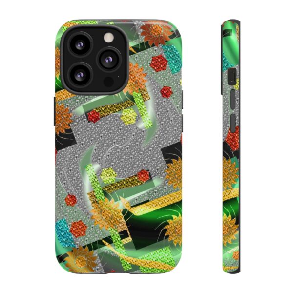 Rainbow Designs Stunning Flowers On Tough Cases Custom Phone Cases For iPhone Google Pixel and Samsung Series - Image 47