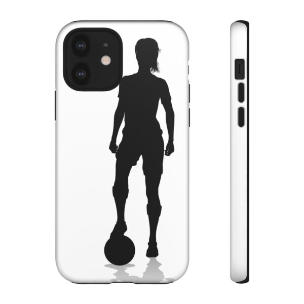 Silhouette Football Player Women Tough Cases Custom Phone Cases For iPhone Google Pixel and Samsung Series - Image 27