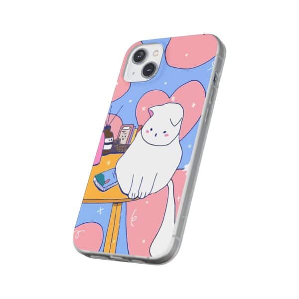 White Cat Flexi Cases For Samsung and iPhone - Image 236