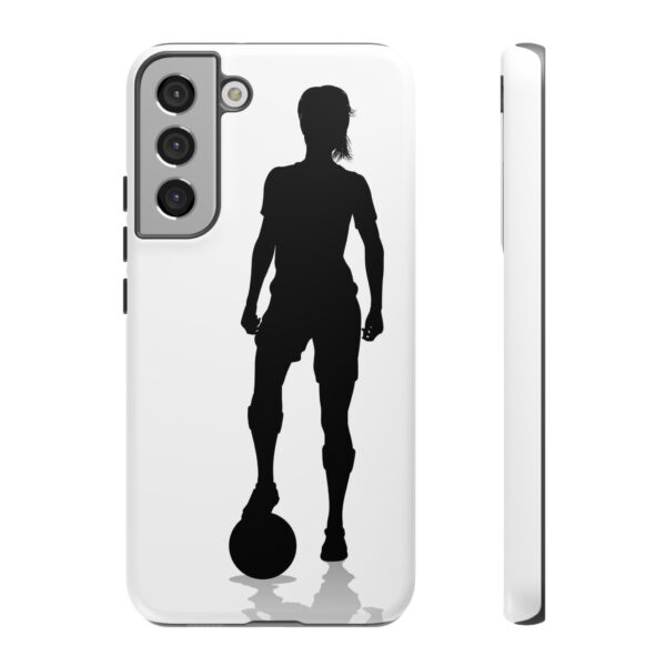 Silhouette Football Player Women Tough Cases Custom Phone Cases For iPhone Google Pixel and Samsung Series - Image 74