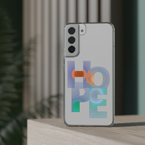 Rainbow Designs "HOPE" On Clear Cases For iPhone and Samsung - Image 48