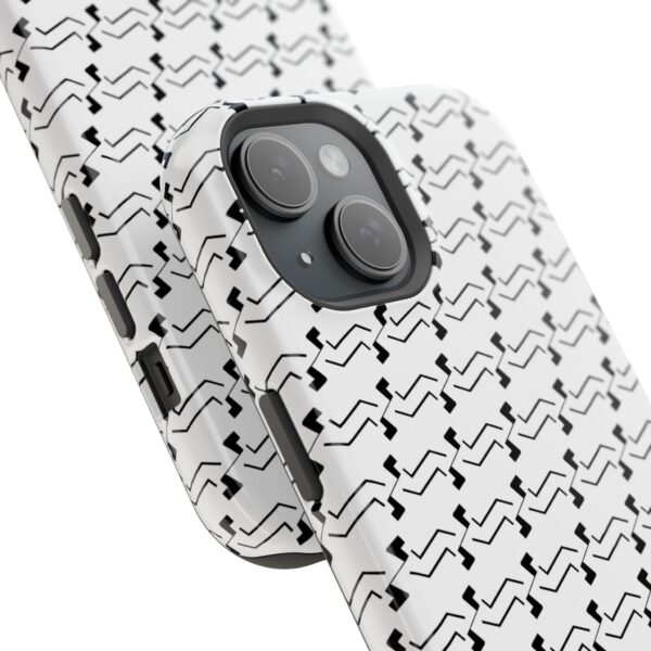 Zigzag stripes | Magnetic Tough Case For iPhone - Image 2