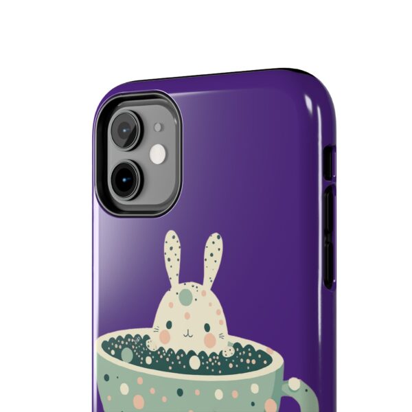 Cute Bunny in a Coffee Cup On Tough Phone Cases, Case-Mate Custom Phone Case For iPhone Series - Image 15