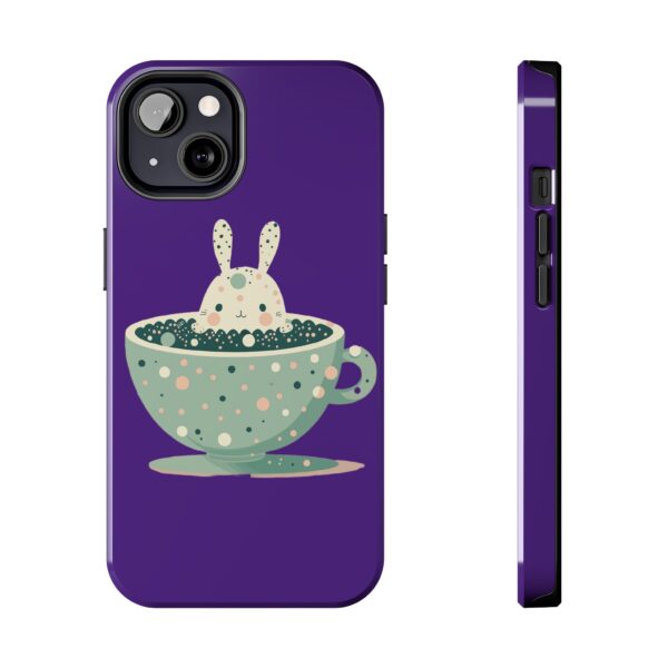 Cute Bunny in a Coffee Cup On Tough Phone Cases, Case-Mate Custom Phone Case For iPhone Series - Image 40