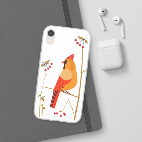 Red Cardinal Female On Flexi Cases Custom Phone Cases For iPhone and Samsung Series - Image 18