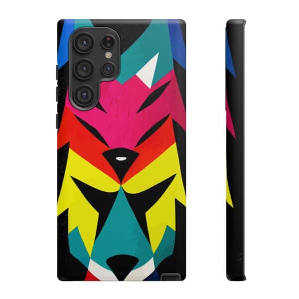 Rainbow Designs Wolf Head On Tough Cases Custom Phone Cases For iPhone Google Pixel and Samsung Series - Image 93