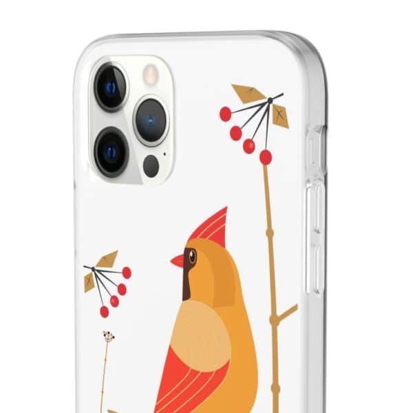 Red Cardinal Female On Flexi Cases Custom Phone Cases For iPhone and Samsung Series - Image 50