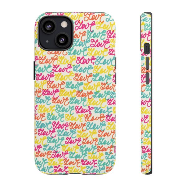 Colorful Love Letters Tough Cases Custom Phone Cases For iPhone Google Pixel and Samsung Series - Image 41