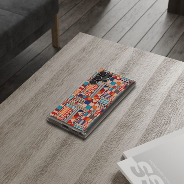 Patchwork Pattern Clear Cases For iPhone and Samsung - Image 50
